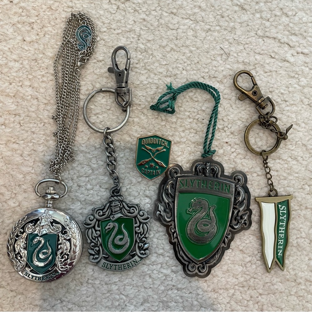 “Harry Potter” Loot Crate Slytherin Themed Keychains and Accessories